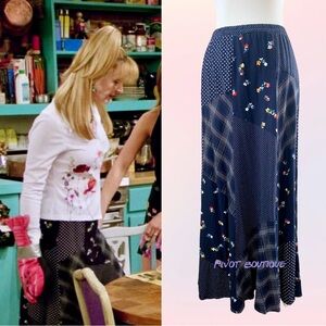 Vintage Patchwork Skirt ASO Phoebe Buffay on Friends